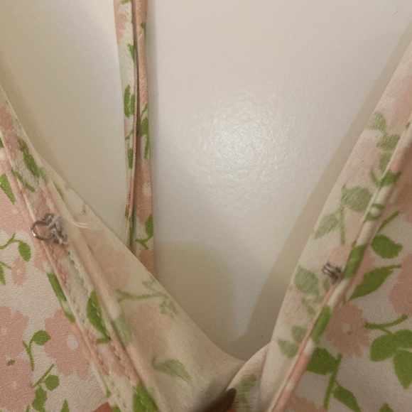 TOPSHOP Ivory Floral Print Sz. S - Picture 3 of 8